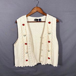NWT Lizsport Knitted by Hand Vest